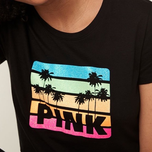 NWT🌴PINK🌴EVERYDAY CREW TEE 🌴T-SHIRT - Picture 2 of 2